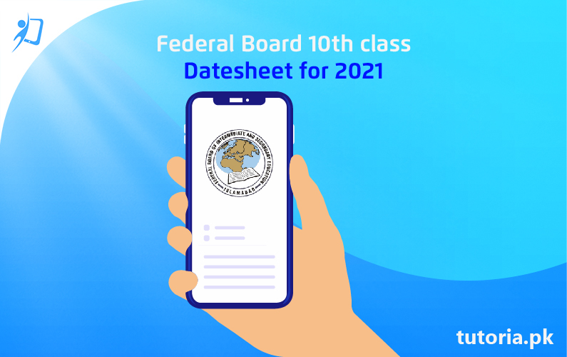 Federal Board Matric Date Sheet 2020