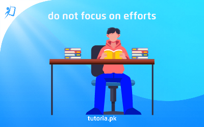 do not focus on efforts